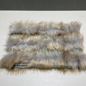 Surell 100% Acrylic Faux‎ Fur Pull Over Scarf 13 x 8
